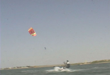 Alex con un lindo Kite... ;-)